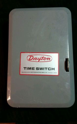 Dayton Time Switch  24 HR Dial Time Switch Model No. 2E022B