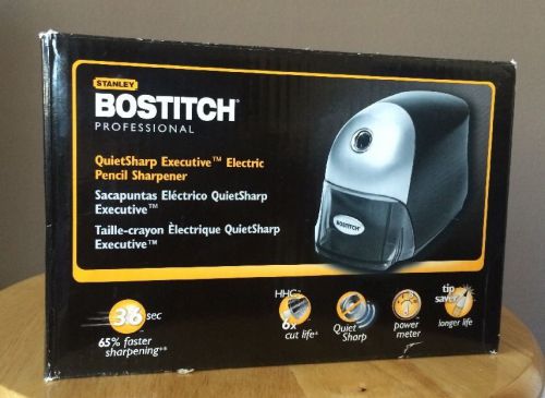 Stanley bostitch professional quietsharp executive electric pencil sharpener 6x for sale