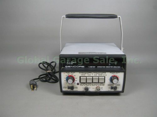 Vtg sencore model lc53 z meter capacitor inductor analyzer tested to power on nr for sale