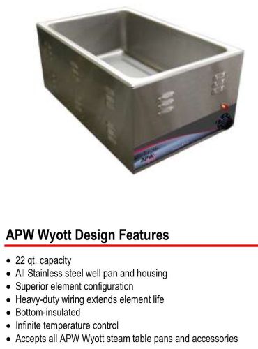 APW WYOTT FOOD WARMER