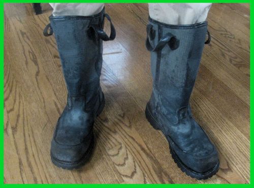 Pro-Warrington Crosstech 4132 Structural Pull On Bunker Leather Boots 10 11 12 ?