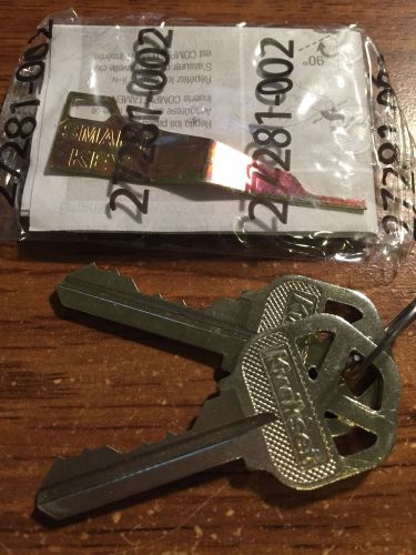2 Keys + Kwikset Smartkey Rekey Tool W/ Instructions Free Shipping
