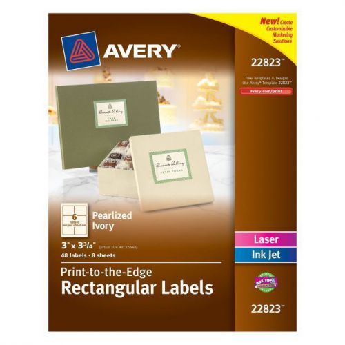 Avery Rectangle Easy Peel Label (48 Pack)