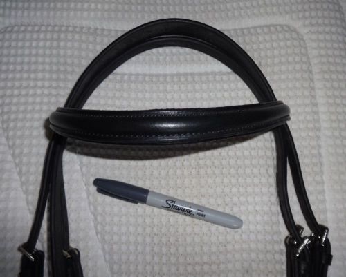 SHARPIE Permanent SLATE GRAY Fine Point Marker, Dressage Black Padded Bridle-New