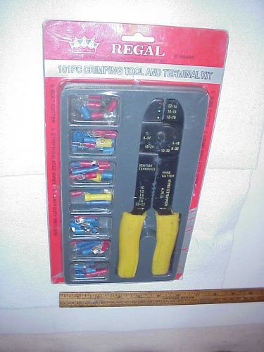 Regal 101 piece Crimping tool and terminal kit