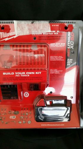 Milwaukee 48-59-1850 M18 Red Lithium XC5.0 Starter Kit New