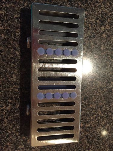 Hu-friedy ims signature series dental instrument cassette tray stainless steel for sale