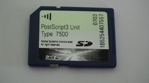 PostScript Unit Type 7500 FOR MP7500