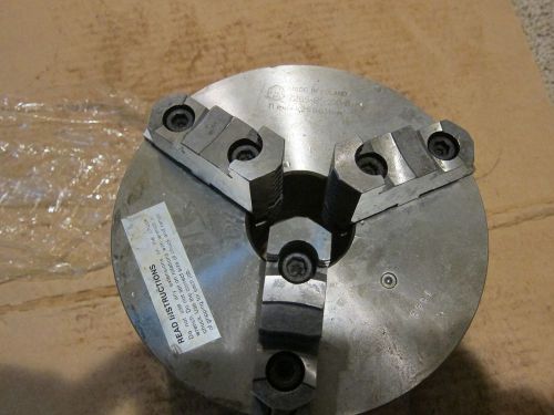 BISON 8&#034; 3 JAW 2-1/4-8 SELF CENTERING SCROLL LATHE CHUCK 3285 TOOLMEX 7-805-0853