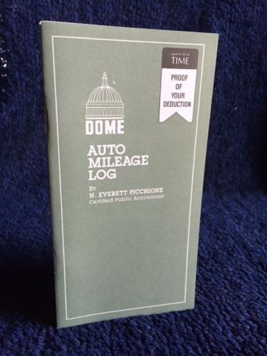 Dome Auto Mileage Log Books *5-PACKS for $19.98 * FREE SHIPPING!