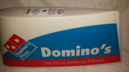 Dominos Pizza car window mounted delivery light