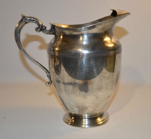 Vintage Pewter Pitcher W.M.A. Rogers Canada E.P.B.M. Pewter MTS 190 Antique Look