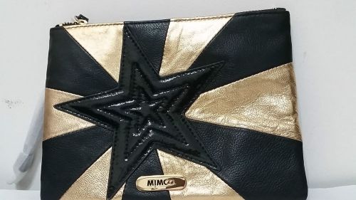 Mimco METEOR Pouch Clutch Wallet G0LD BNWT RRP $149