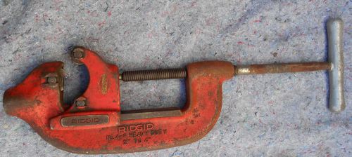 Ridgid no-4s heavy duty pipe cutter 2&#034; to 4&#034; capacity 4-s - broken cutter wheel for sale