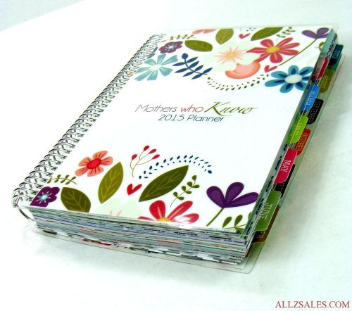 Mothers Who Know 2015 Planner, Mormon Mom Planner Spiral Organizer - NEW