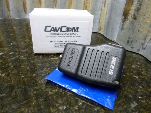 Brand New CavCom MIC2-IS MOTO Control Unit Lapel Mic Intrinsically Rated
