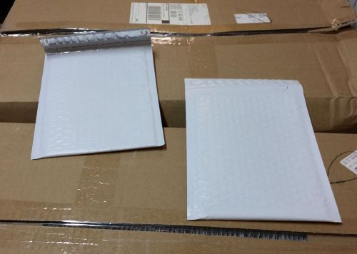 Qty25  #0 6.5x10 poly bubble envelopes mailers cd/dvd 6x9 white self seal for sale