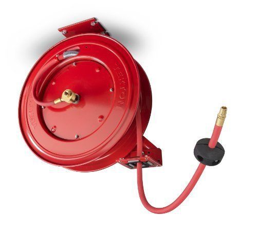 Tekton 46781 retractable air hose reel with 50-feet by 3-8-inch goodyear rubber for sale