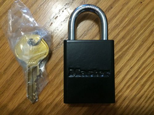Master lock 6835 lockout padlock, black for sale