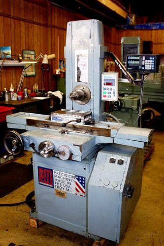 1995 parker-majestic 2z 6&#034; x 18&#034; high accuracy hand feed surface grinder for sale