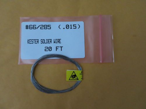 20 feet kester solder  #66/285 40mm(.015) p/n 2460409703, sn60pb40 for sale