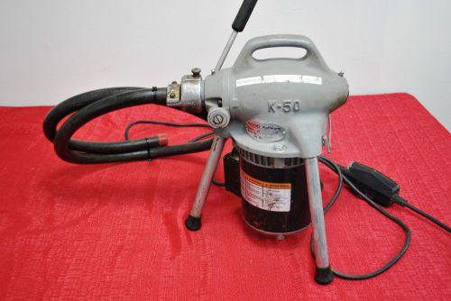 Ridgid k50 Sectional Sewer Plumbing Snake Drain Cleaner tool