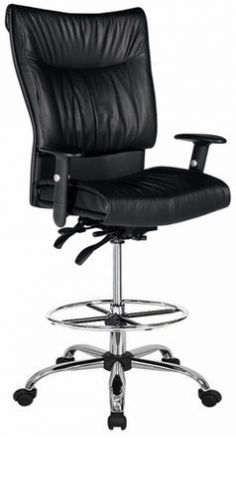 New, harwick high-back leather drafting chair (model 8308) for sale