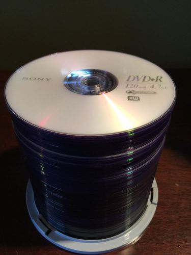 Sony DVD+R Spindle - 90 Discs, 16X, 4.7GB Open Pack Unused
