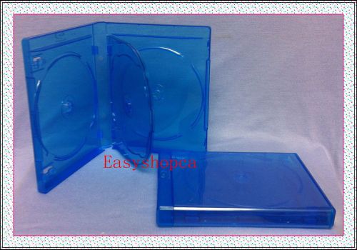 20 Premium 22mm Multi 4 Discs Blu-Ray CD DVD Cases with Tray Logo, BRQ