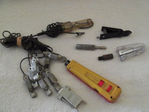 various elec tools  harris d914 -voltage probe balcamp 700- ass.tool grab bag