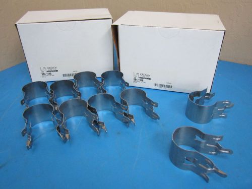 Lot of 2 boxes (20 hangers) crown castle 584.1146 snap-in hanger for 11/4&#034; cable for sale