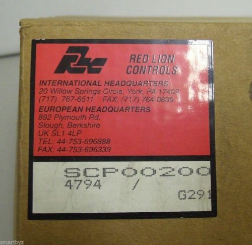 Brand new red lion controls counter scp00200 for sale