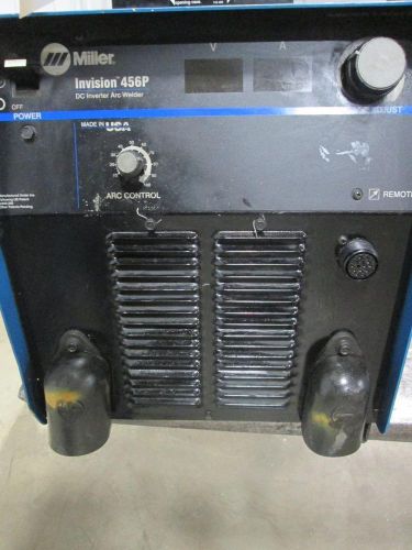(1)  miller invision 456p mig welding power source  -  used  -  am13797e for sale