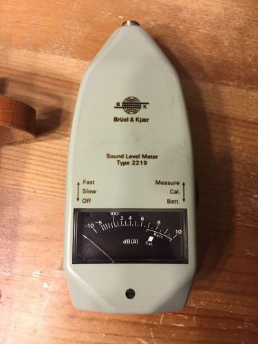 Bruel Kjaer Sound Level Meter Type 2219 Kit