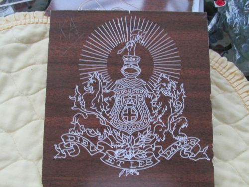 Engraving Template College Fraternity Kappa Alpha Crest - for awards/plaques