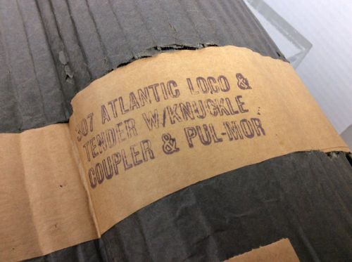 Vintage corrugated cardboard black color from 307atlantic loco &amp;tender for sale