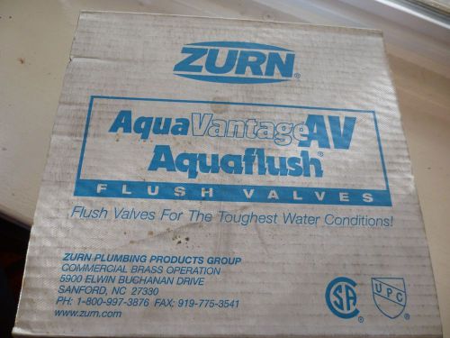 NEW ZURN AQUA VANTAGE URINAL FLUSH VALVE MODEL Z6003-WS1-YB 1.0 GPF