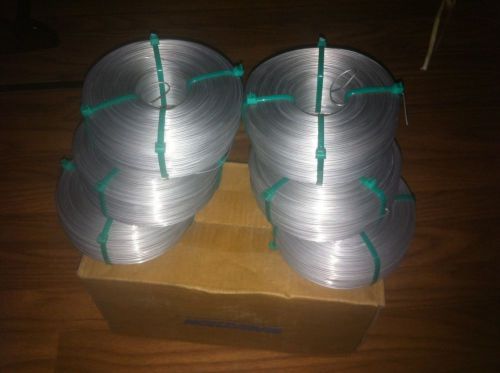 (6) TIE WIRE STAINLESS STEEL LASHING 1200&#039; COIL .045 DIAMETER Lot of 6