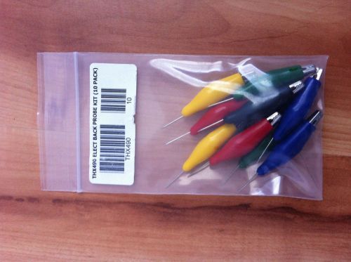 THX490 Assorted Circuit Back Probe Pin Kit (10 pack) Alligator Clip-to-Pin