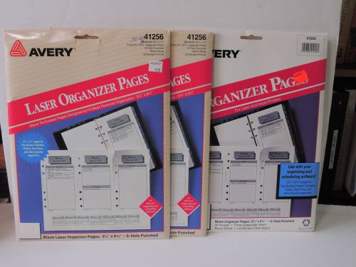 Avery laser organizer pages 41256  (2 full packs, 1 almost full)