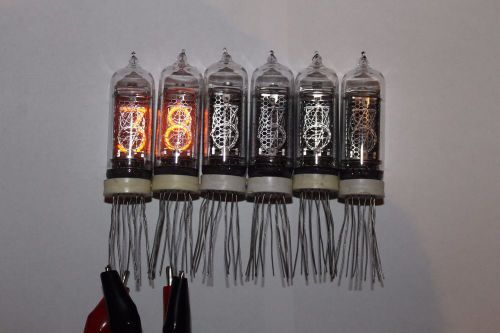 NIXIE IN-14 CLOCK DIGIT TUBES 6 PCS/LOT NEW FROM OLD STOCK!