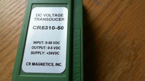 NEW CR MAGNETICS DC VOLTAGE TRANSDUCER  CR5310-50