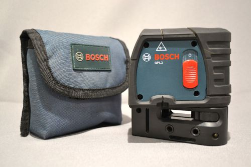 Bosch gpl3 professional self-leveling 3-point alignment laser for sale