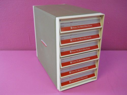 SAKURA Tissue-Tek Block Filing System-  6 Drawer Microtome Histology Cabinet NOS