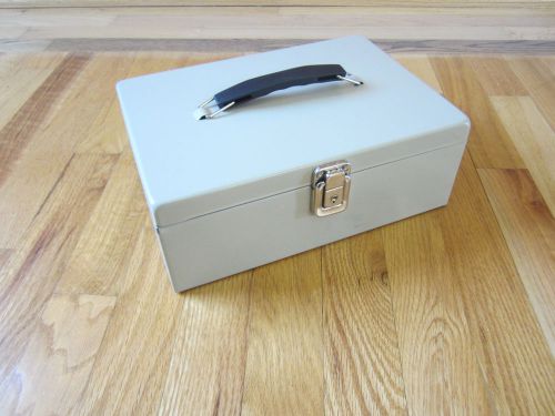 MMF Cash Box Steel Metal Key Locking With Money Coin Tray