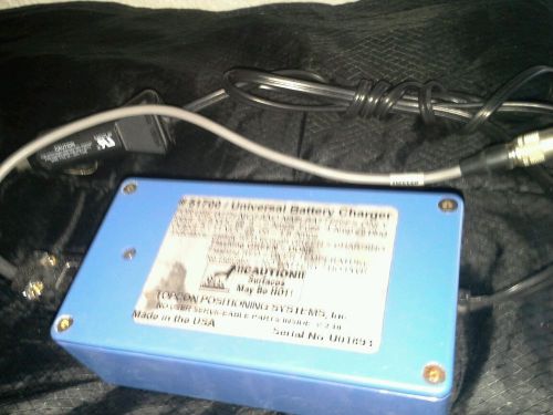 Topcon positioning systems universal 4 pin charger