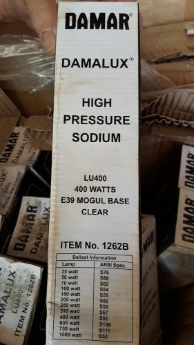 Damar, damalux, high intensity discharge bulbs, lu400, 400 watts, e39 mogul base for sale