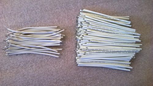 Mc541 lot of 144 pcs 4&#034; l  18 &amp; 22 awg stranded tinned copper  hook-up/lead wire for sale