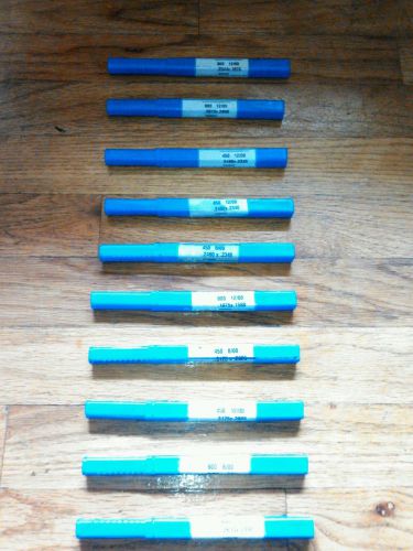 12 NOS! HANNIBAL CARBIDE Chucking Reamers. See pictures.