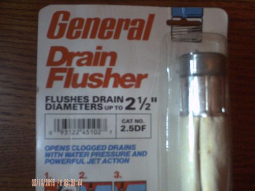 General drain flusher  2.5df 2 1/2&#034; drain flusher flush bag for sale